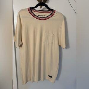 NWT: Aeropostale Men's Large Pocket T-Shirt Oat color, comfort fit